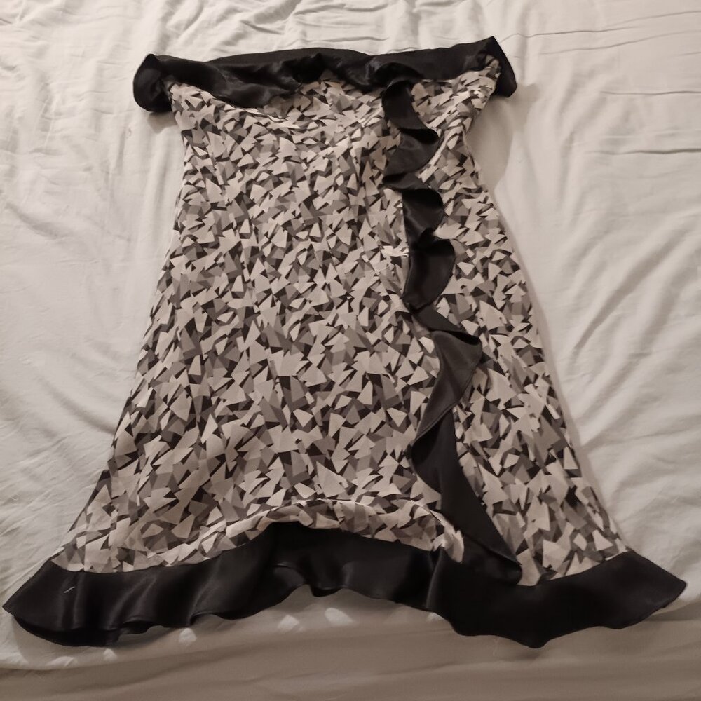 Donna Ricco Black and gray skirt
